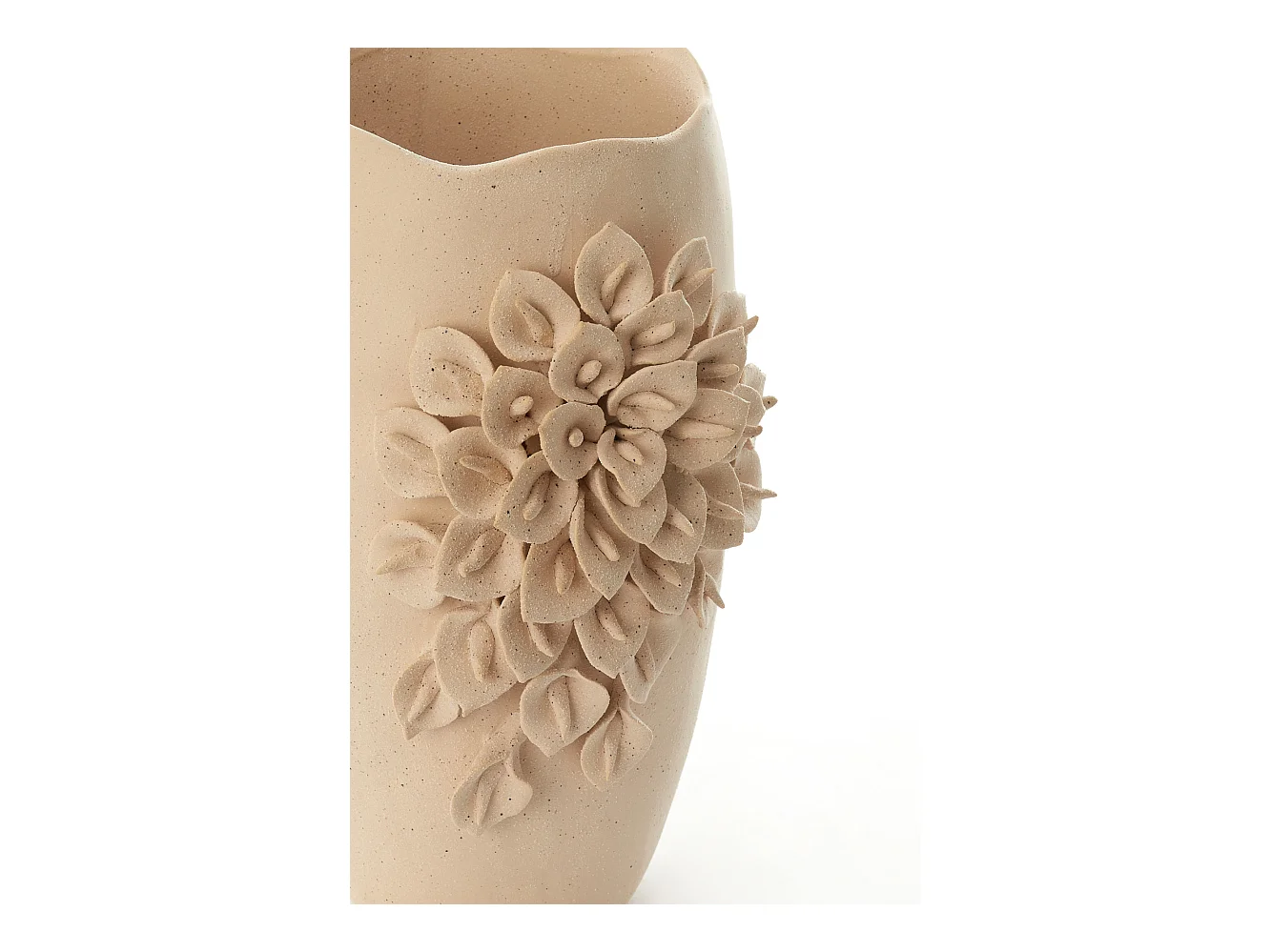 Vase AMIATA - 23x19x35,5cm - Blanc