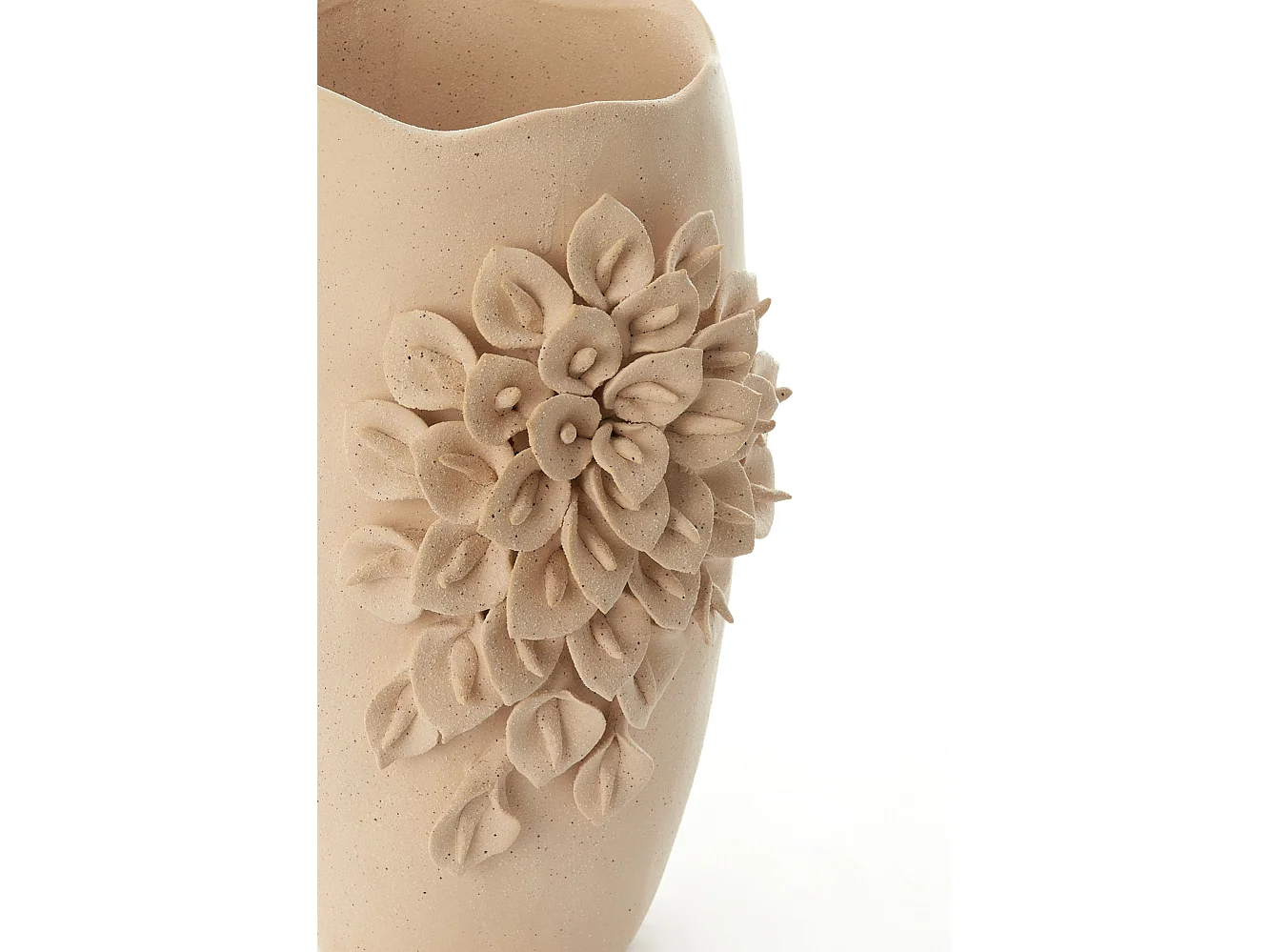 Vase AMIATA - 23x19x35,5cm - Blanc