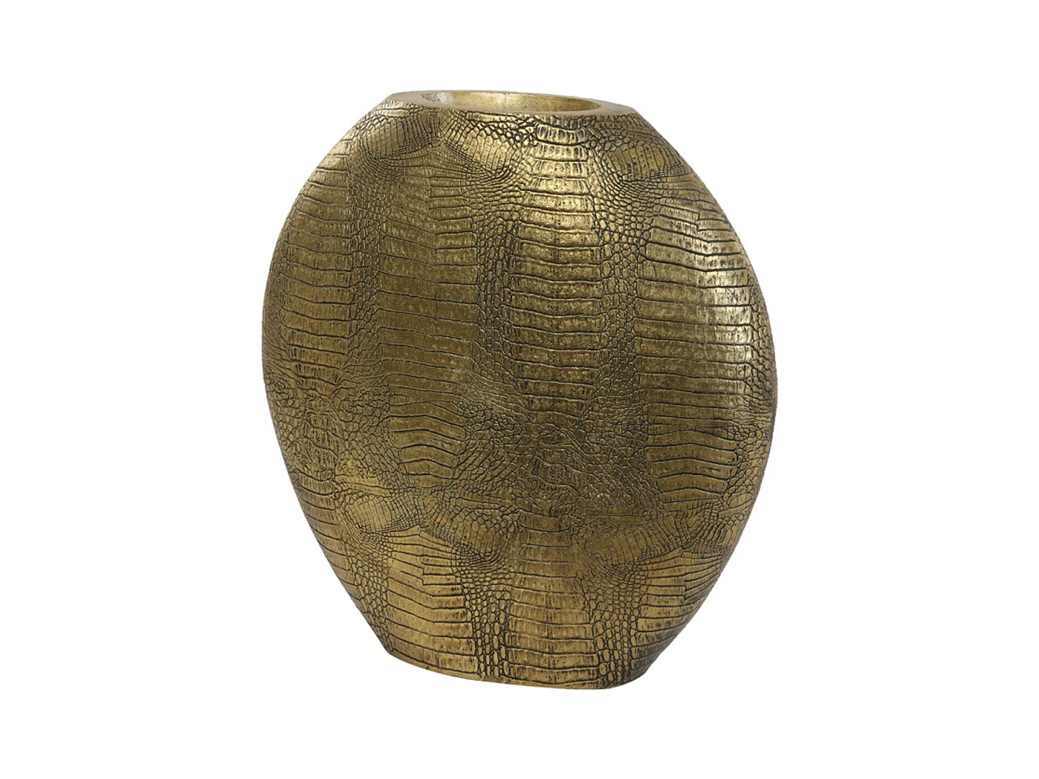 Vase SKELD - 39x11x40cm - Bronze