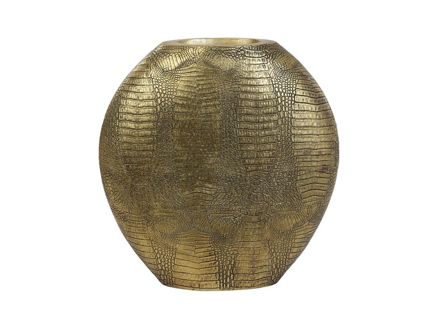 Vase SKELD - 39x11x40cm - Bronze