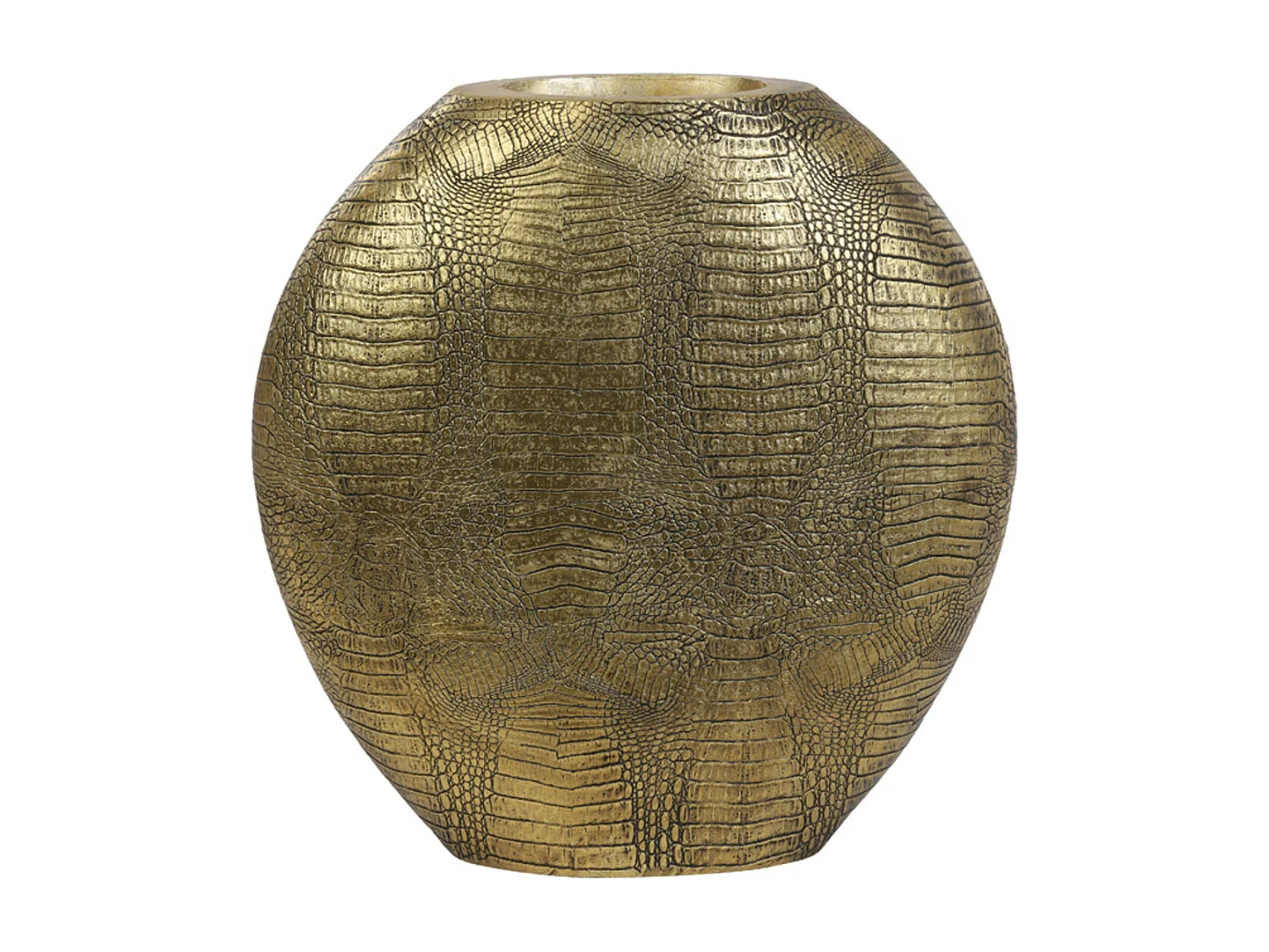 Vase SKELD - 39x11x40cm - Bronze
