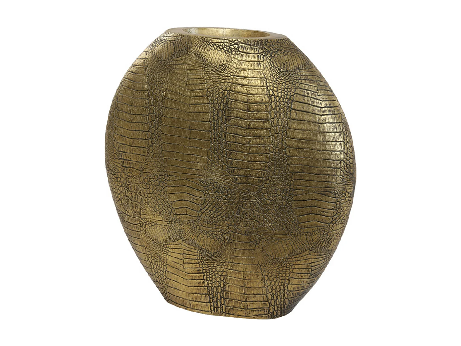 Vase SKELD - 39x11x40cm - Bronze