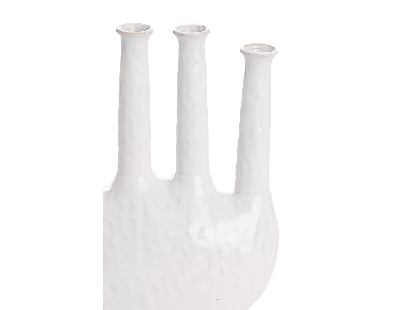 Vase BEKAPO - 34x14x48cm - Blanc