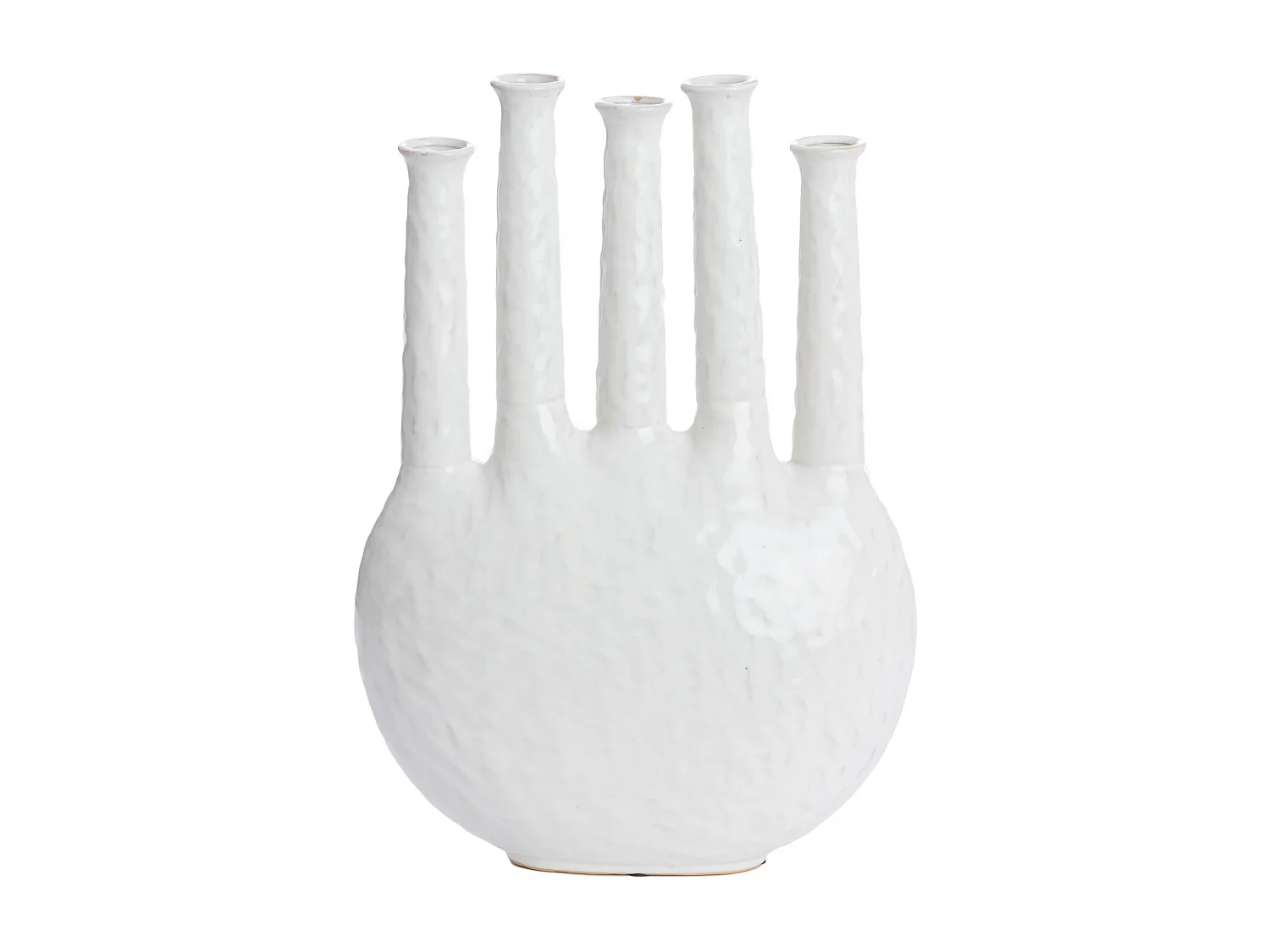 Vase BEKAPO - 34x14x48cm - Blanc
