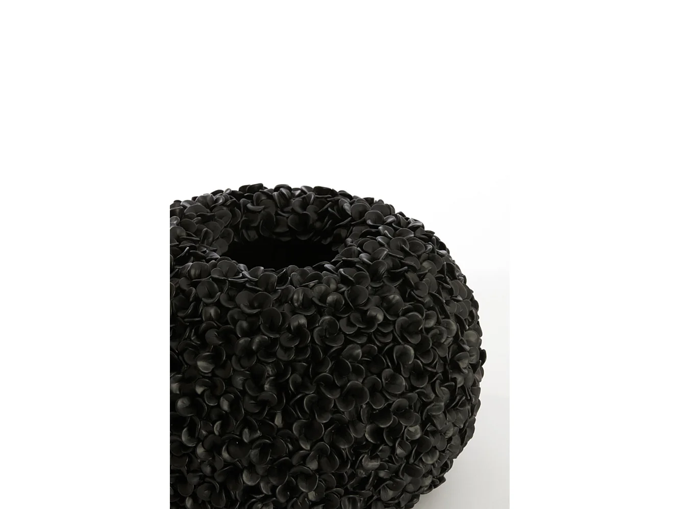 Vase PHYLIA - Ø47,5x30cm - Noir