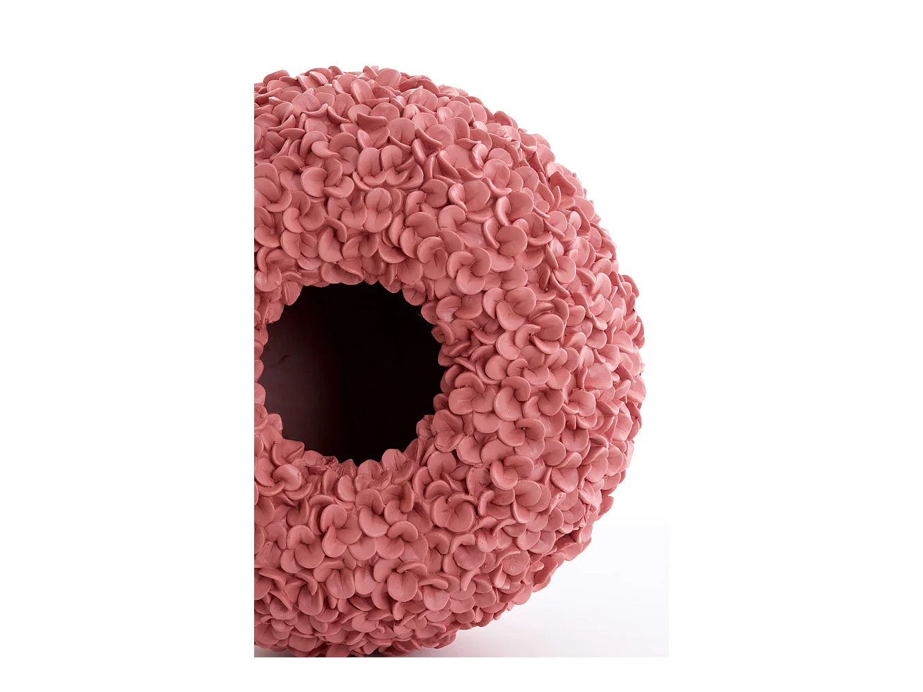 Vase PHYLIA - Ø38x23cm - Rouge