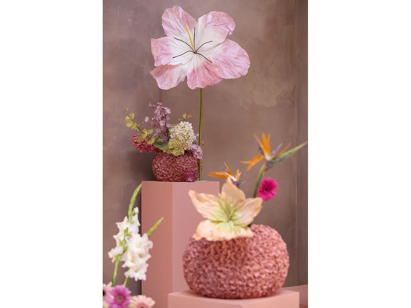 Vaas PHYLIA - Ø38x23cm - Rood