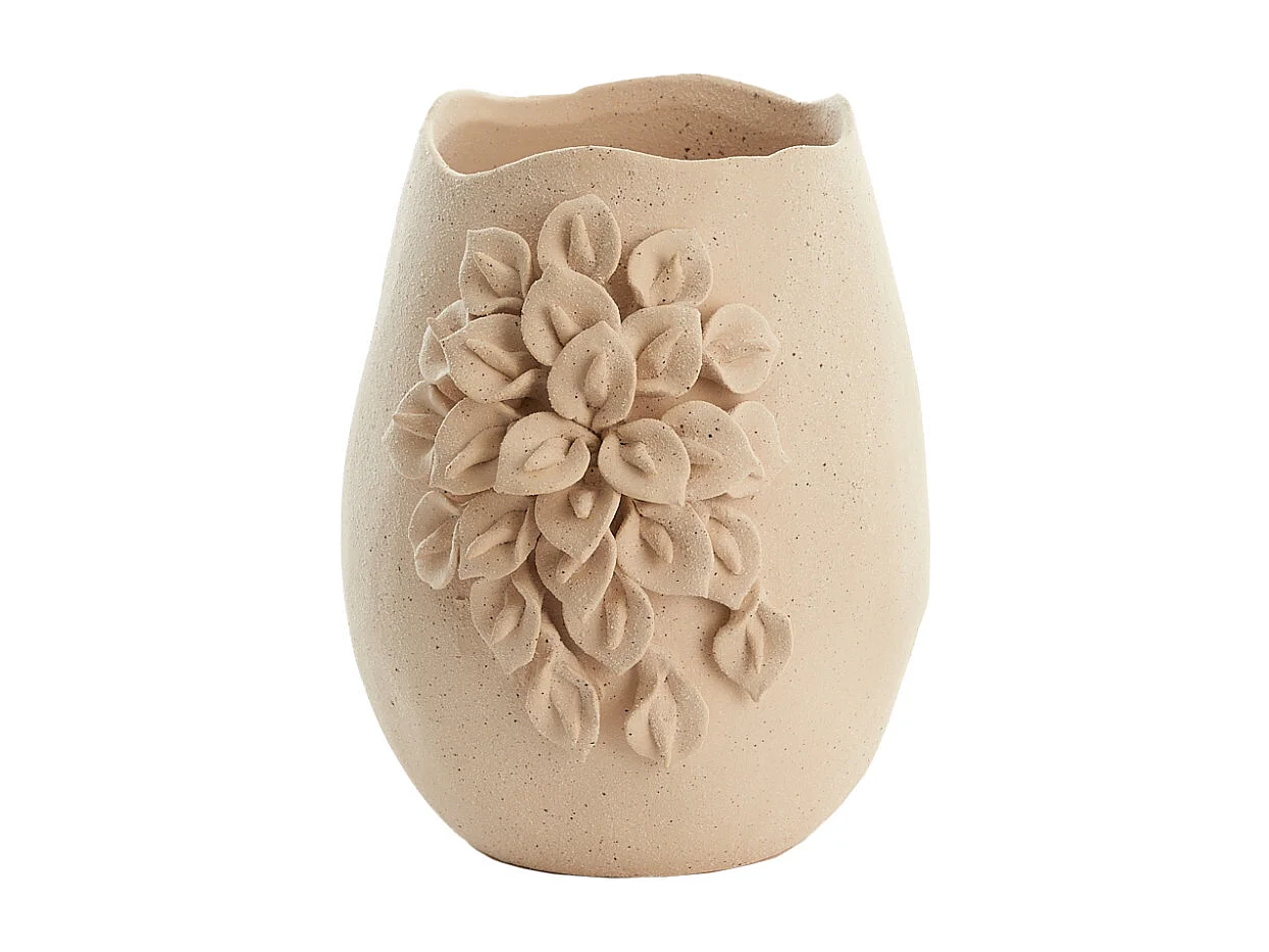 Vase AMIATA - 23x20,5x26cm - Blanc
