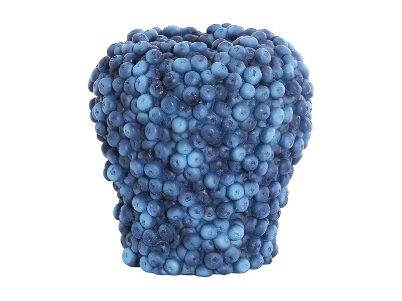 Vase BEEREN - Ø25x25cm - Blau