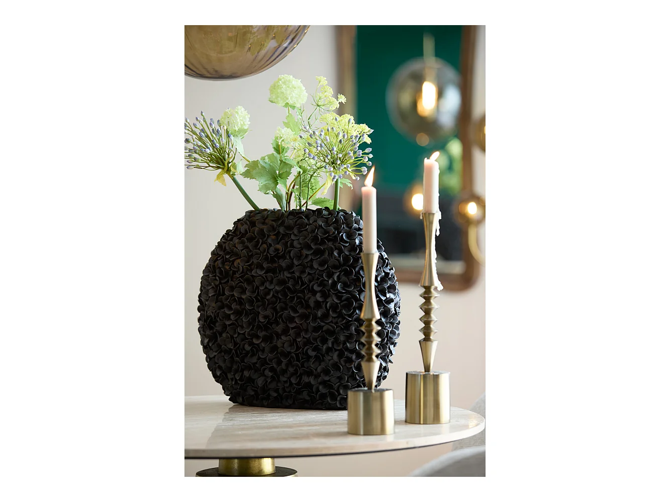 Vase PHYLIA - 52x23x46,5cm - Noir