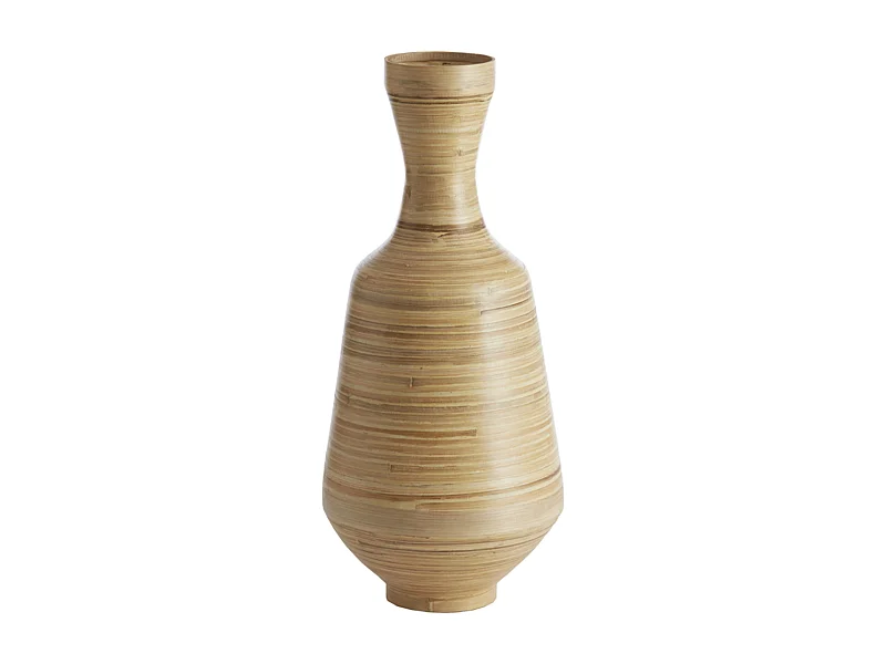 Vase TULUA - Ø26x58cm - Marron
