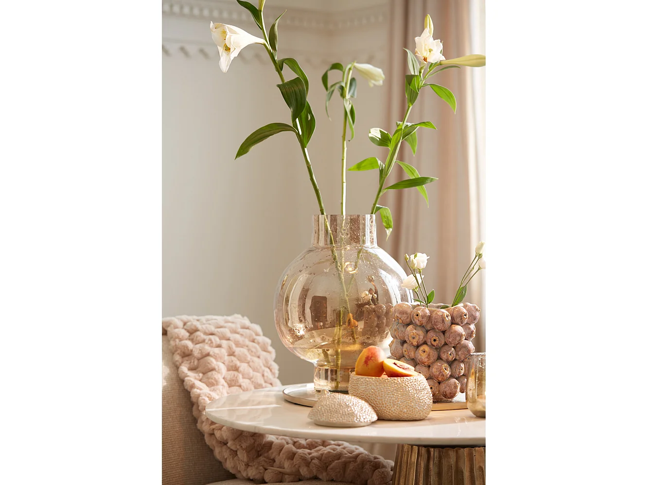 Vase DUSIT - Ø31x38cm - Orange