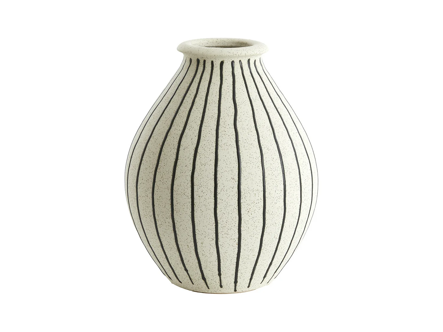 Vase DIPHU - Ø23x29cm - Blanc