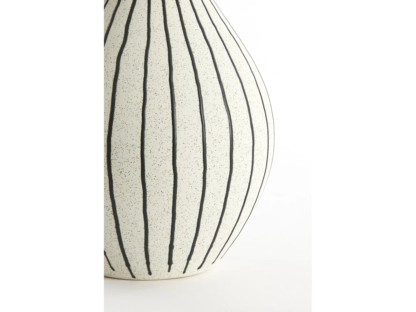 Vase DIPHU - Ø23x29cm - Blanc