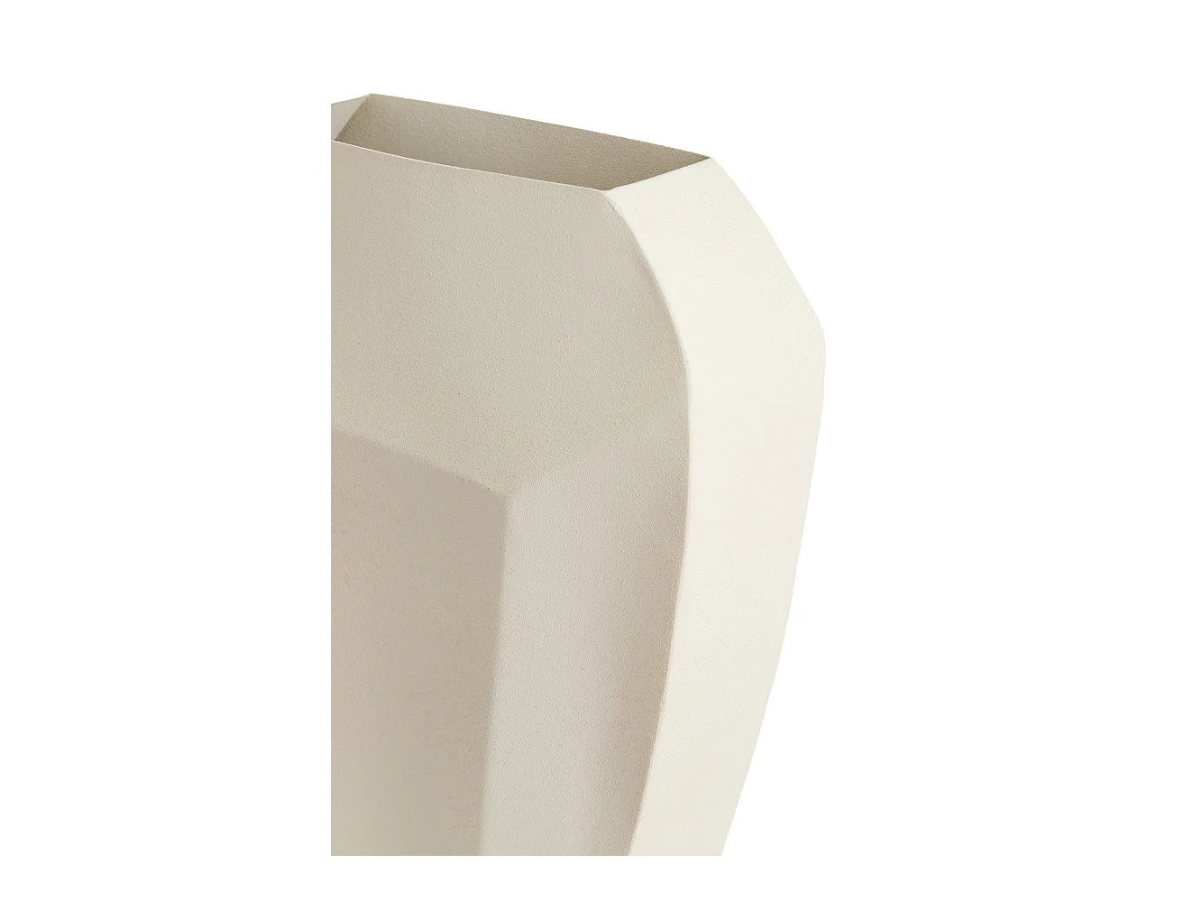 Vase CORDOBA - 25x11x34cm - Blanc