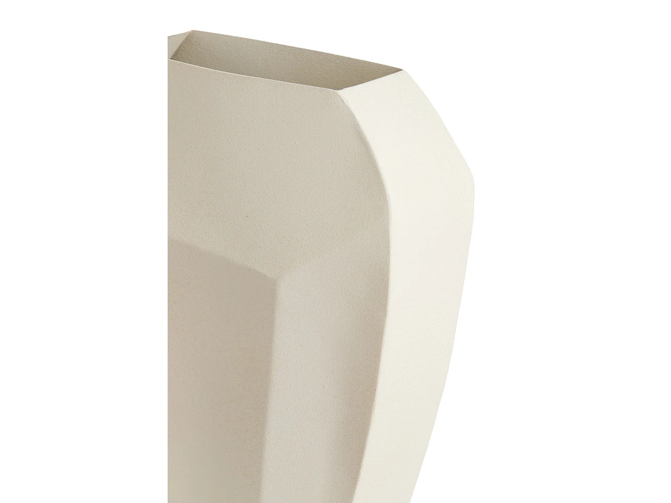 Vase CORDOBA - 25x11x34cm - Blanc