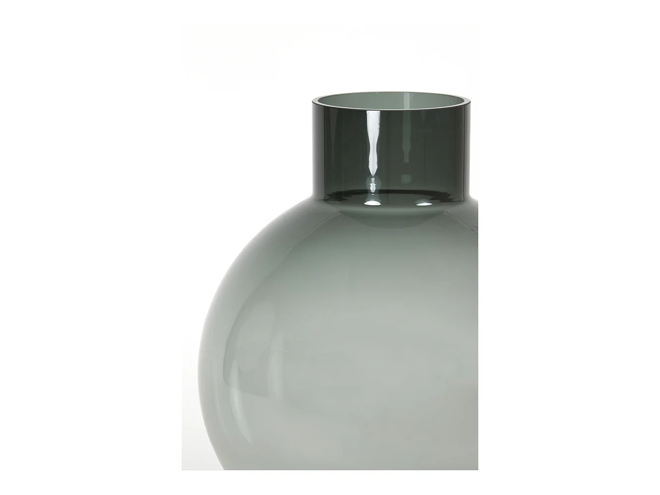 Vase KEISHA - Ø27,5x36,5cm - Gris