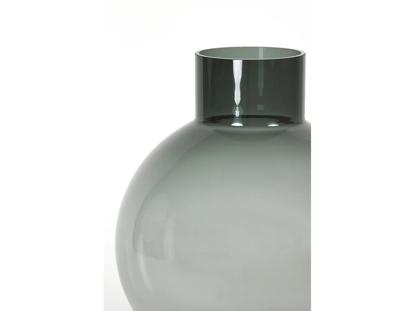 Vase KEISHA - Ø27,5x36,5cm - Gris