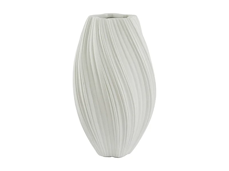 Vase YATUNG - Ø30x52cm - Blanc