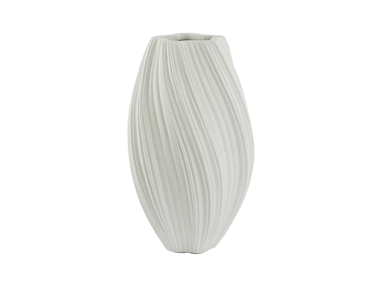 Vase YATUNG - Ø30x52cm - Blanc