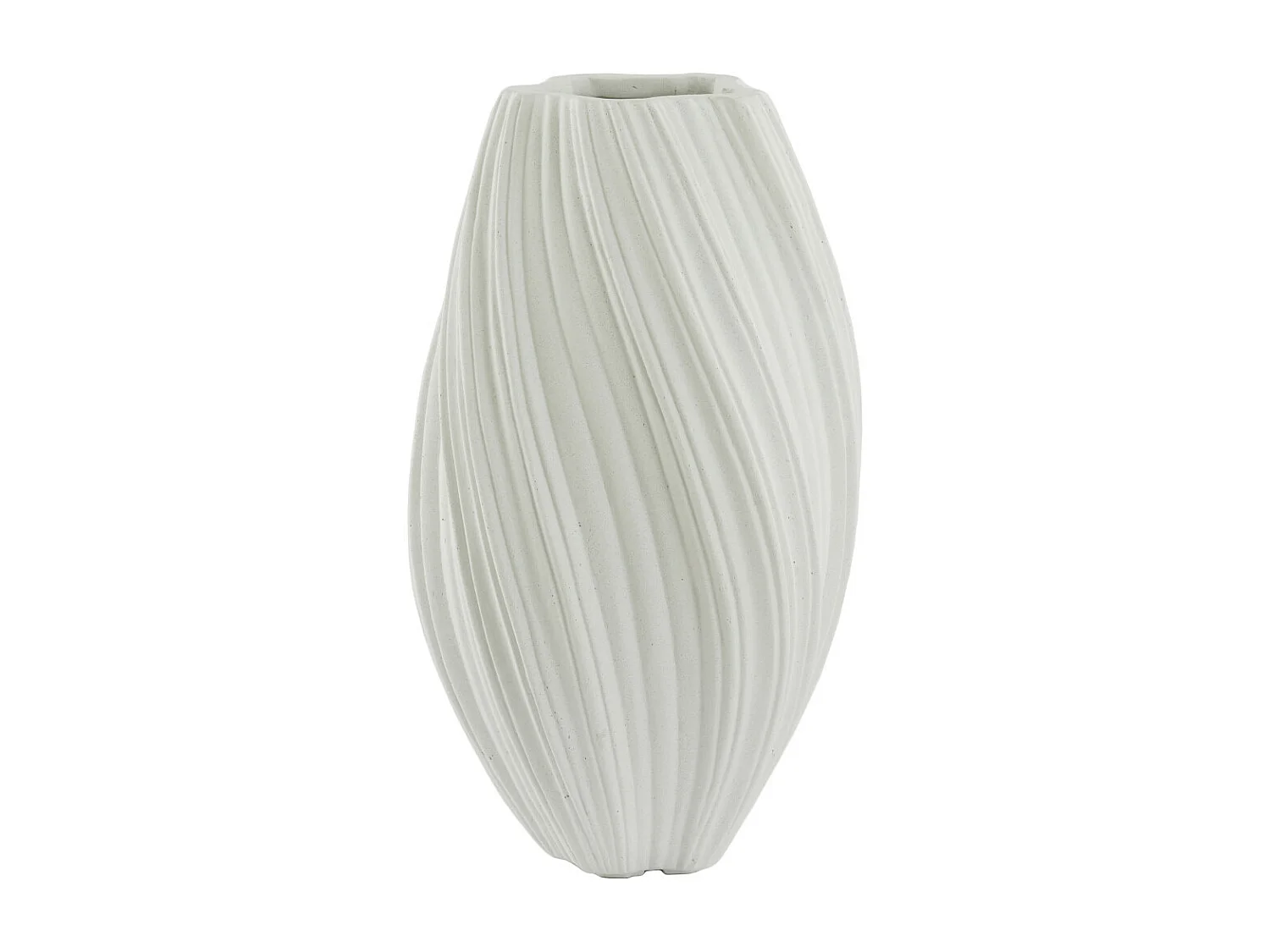 Vase YATUNG - Ø30x52cm - Blanc