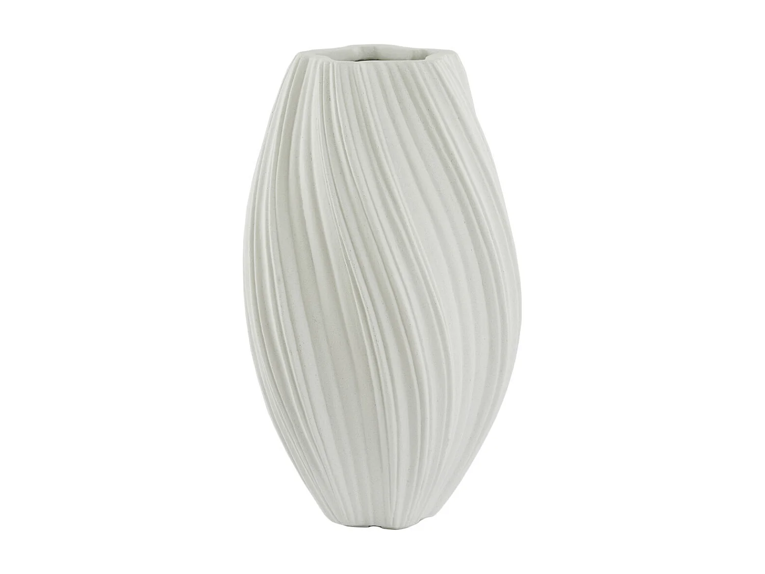 Vase YATUNG - Ø30x52cm - Blanc
