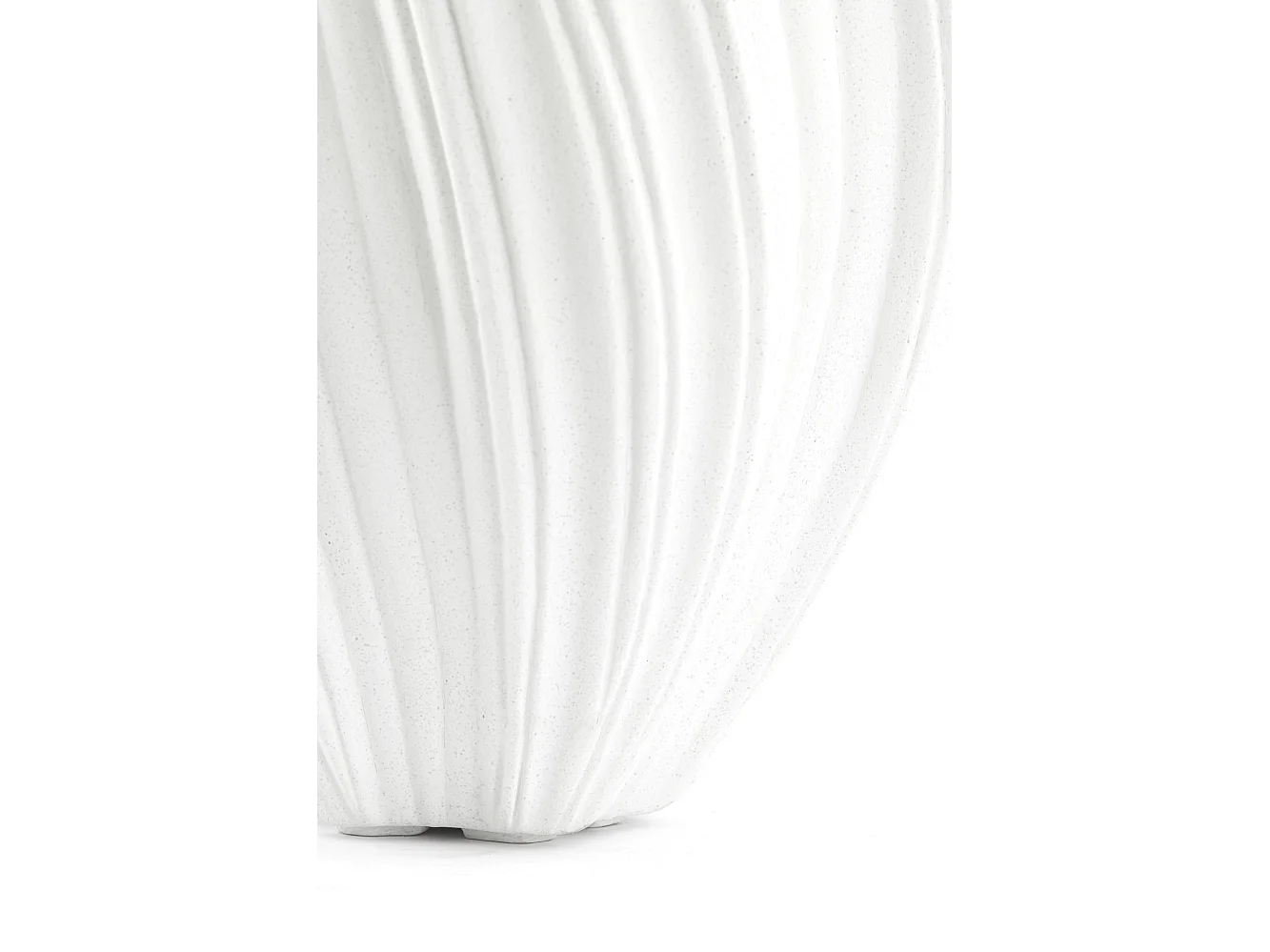 Vase YATUNG - Ø30x52cm - Blanc