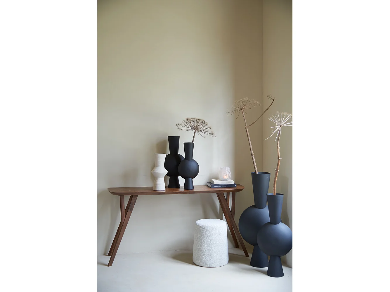 Vase KAVANDU - 31x20x60cm - Noir