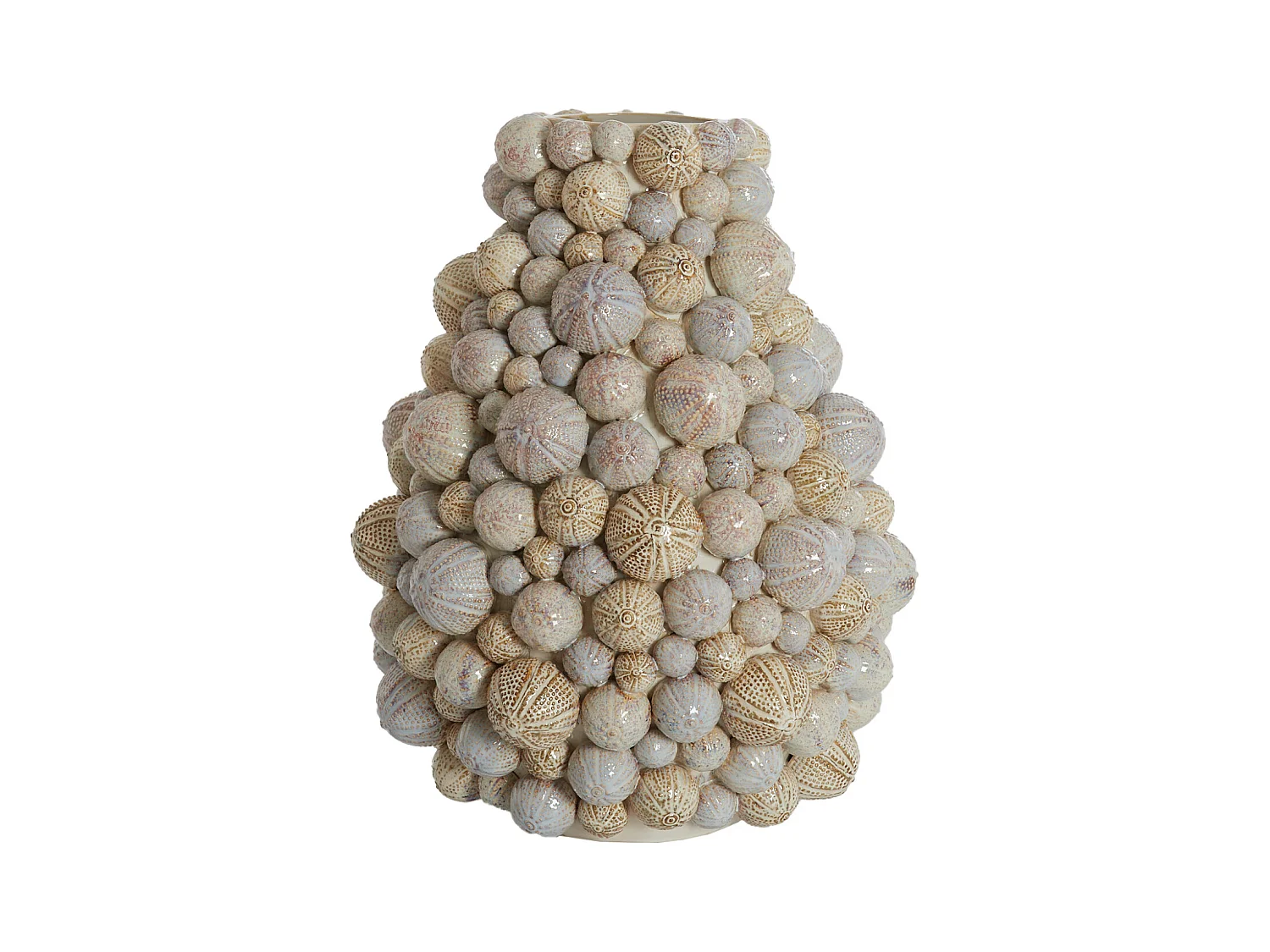 Vase OURSIN - Ø40x49cm - Blanc