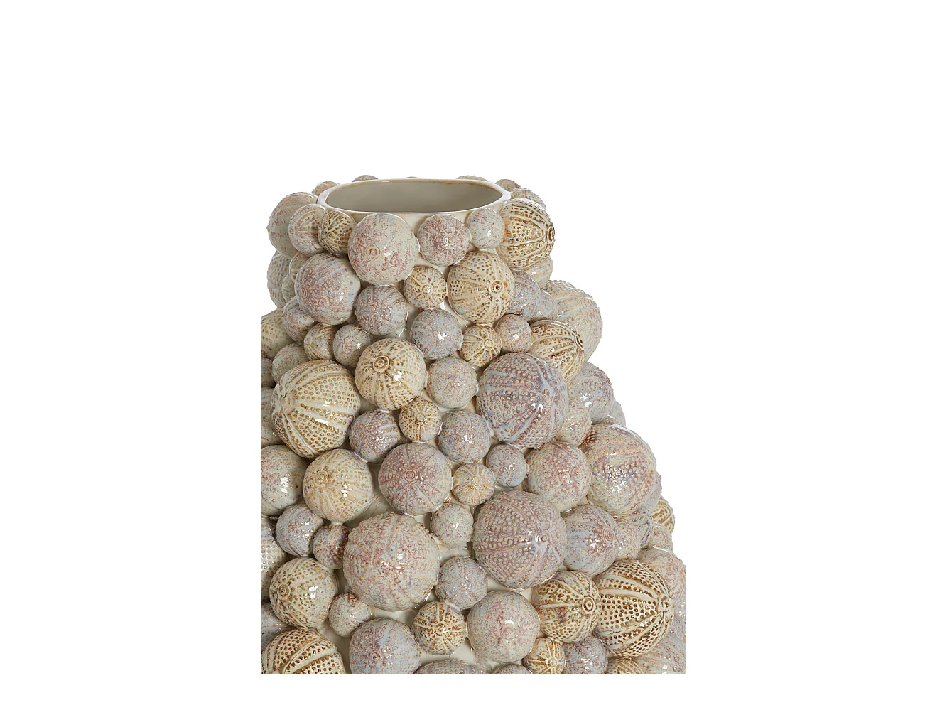 Vase OURSIN - Ø40x49cm - Blanc