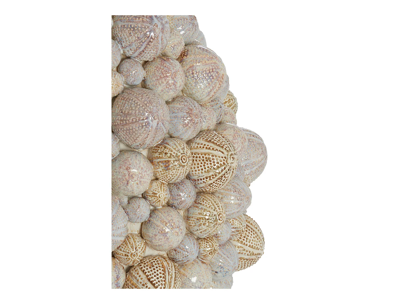 Vase OURSIN - Ø40x49cm - Blanc