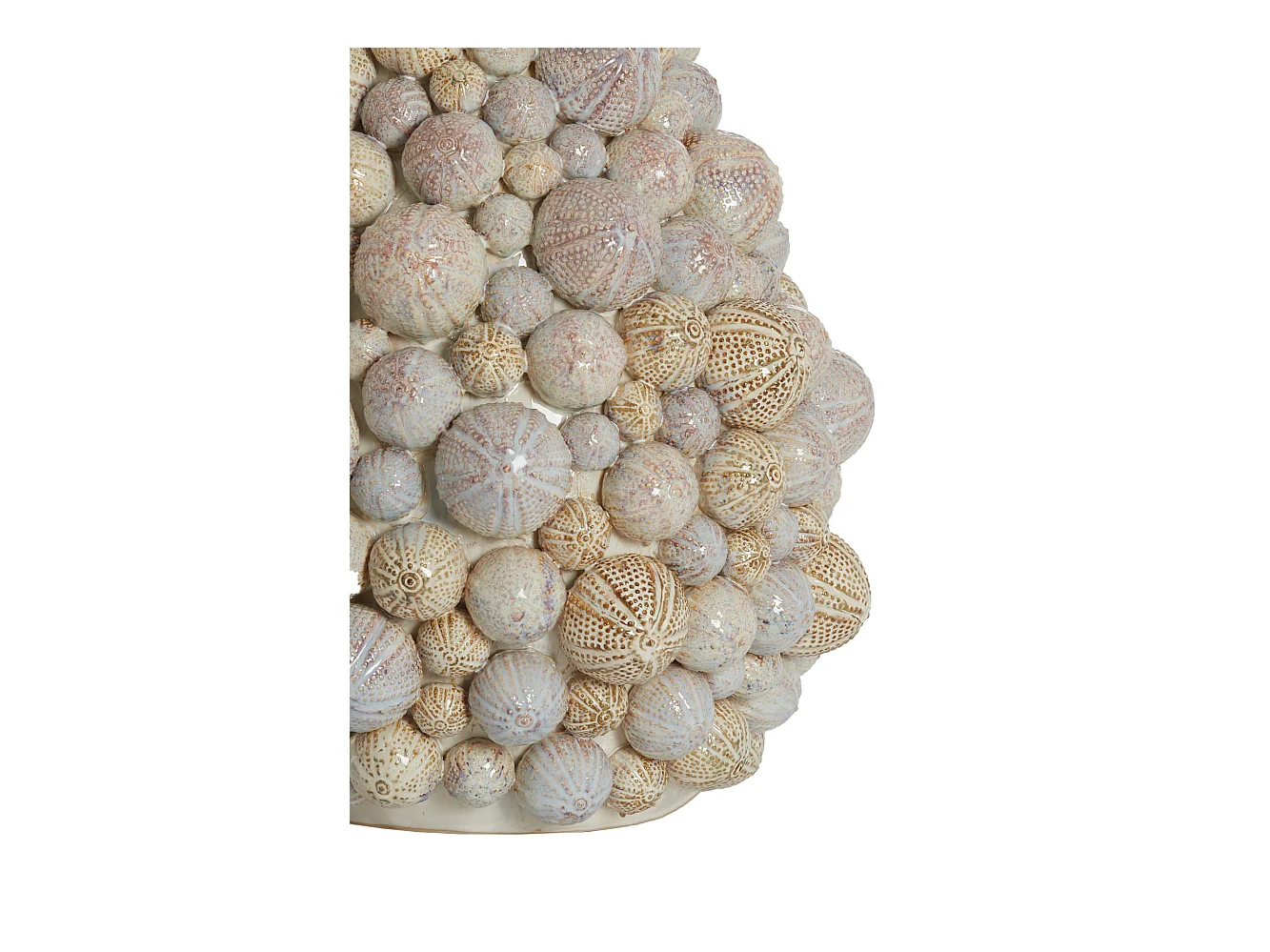 Vase OURSIN - Ø40x49cm - Blanc