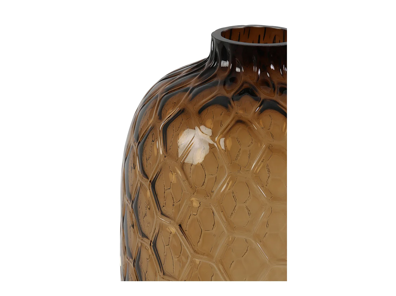 Vase CARINO - Ø34x50cm - Marron