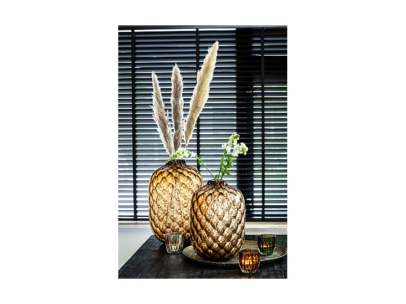 Vase CARINO - Ø34x50cm - Marron