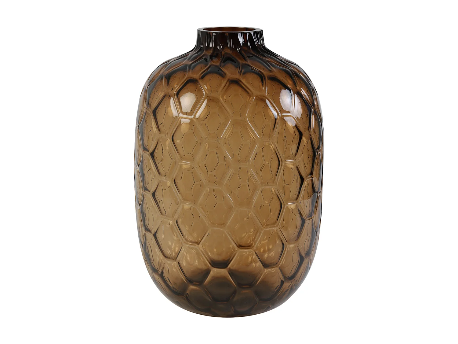 Vase CARINO - Ø34x50cm - Marron