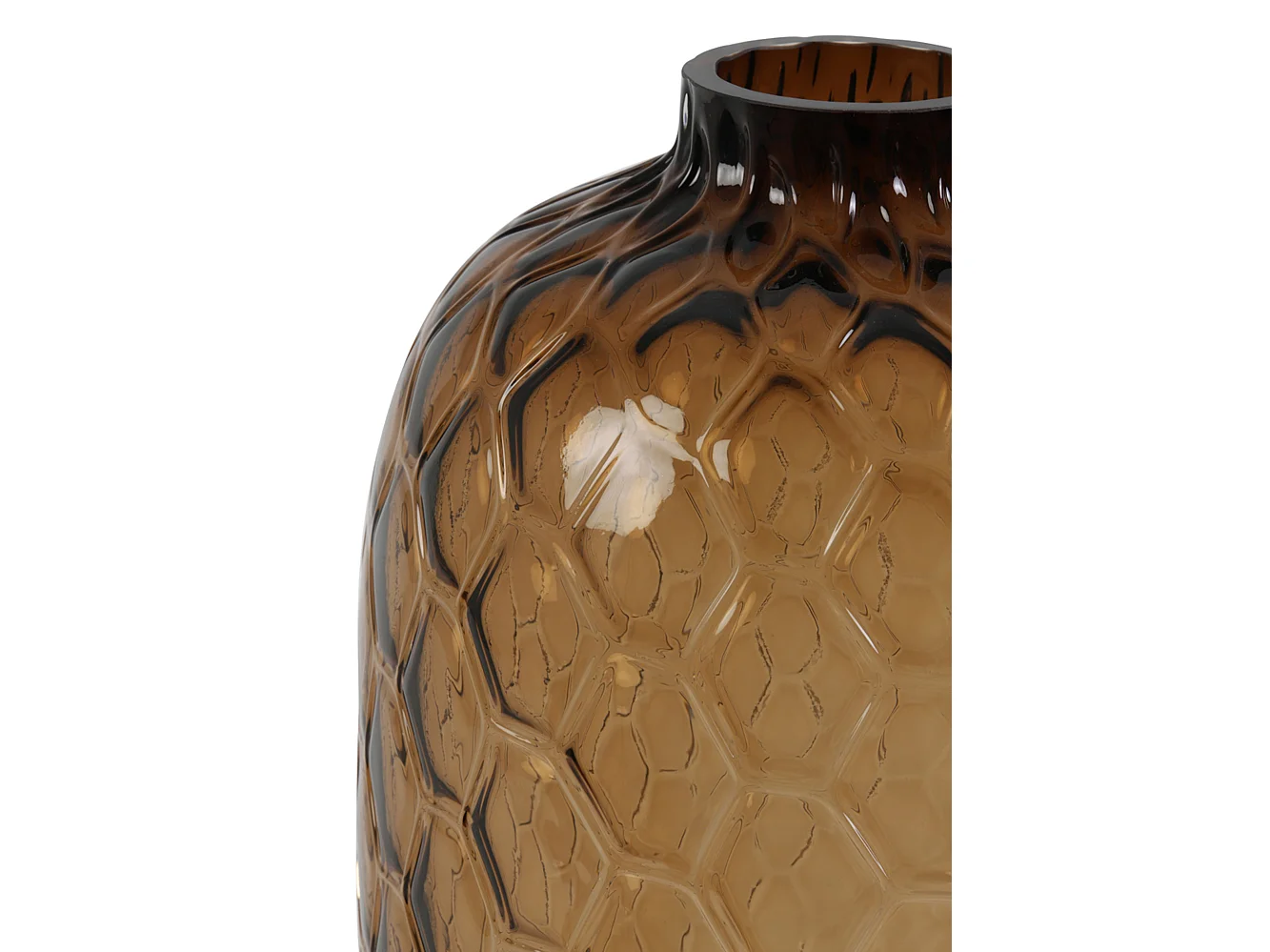 Vase CARINO - Ø34x50cm - Marron