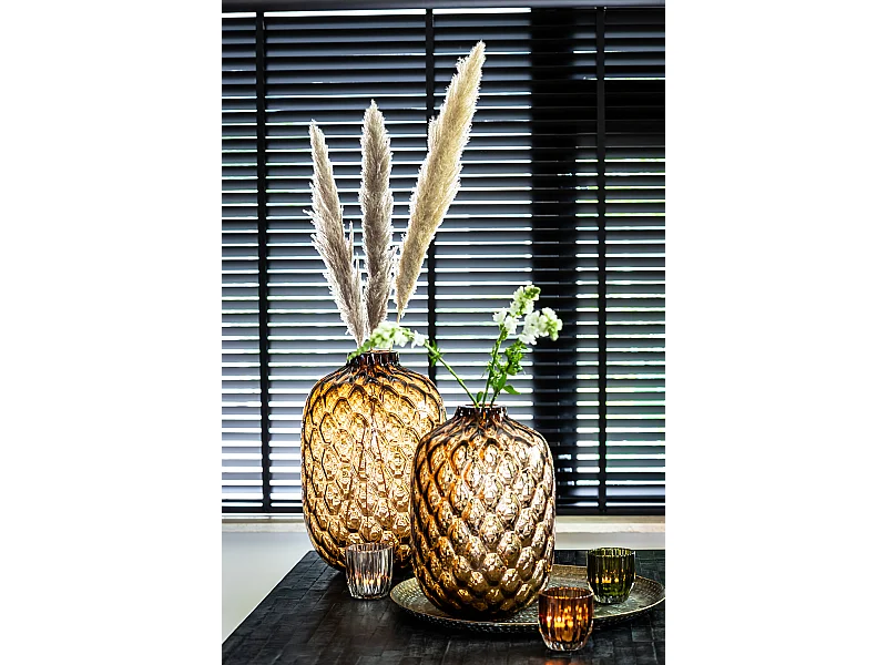 Vase CARINO - Ø34x50cm - Marron