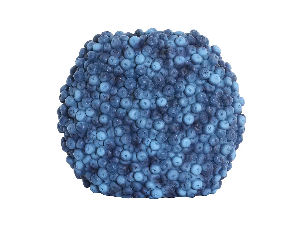 Vase BERRIES - 32x18x27,5cm - Bleu