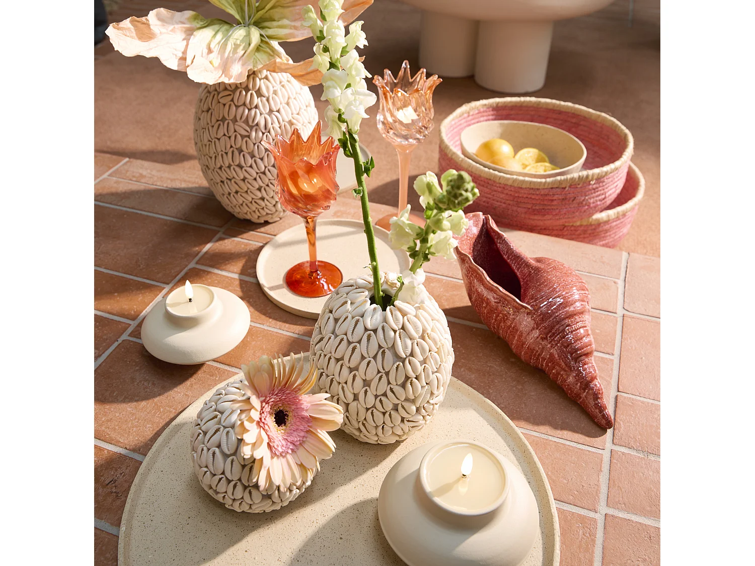 Vaas SHELL - Ø19x28cm - Wit