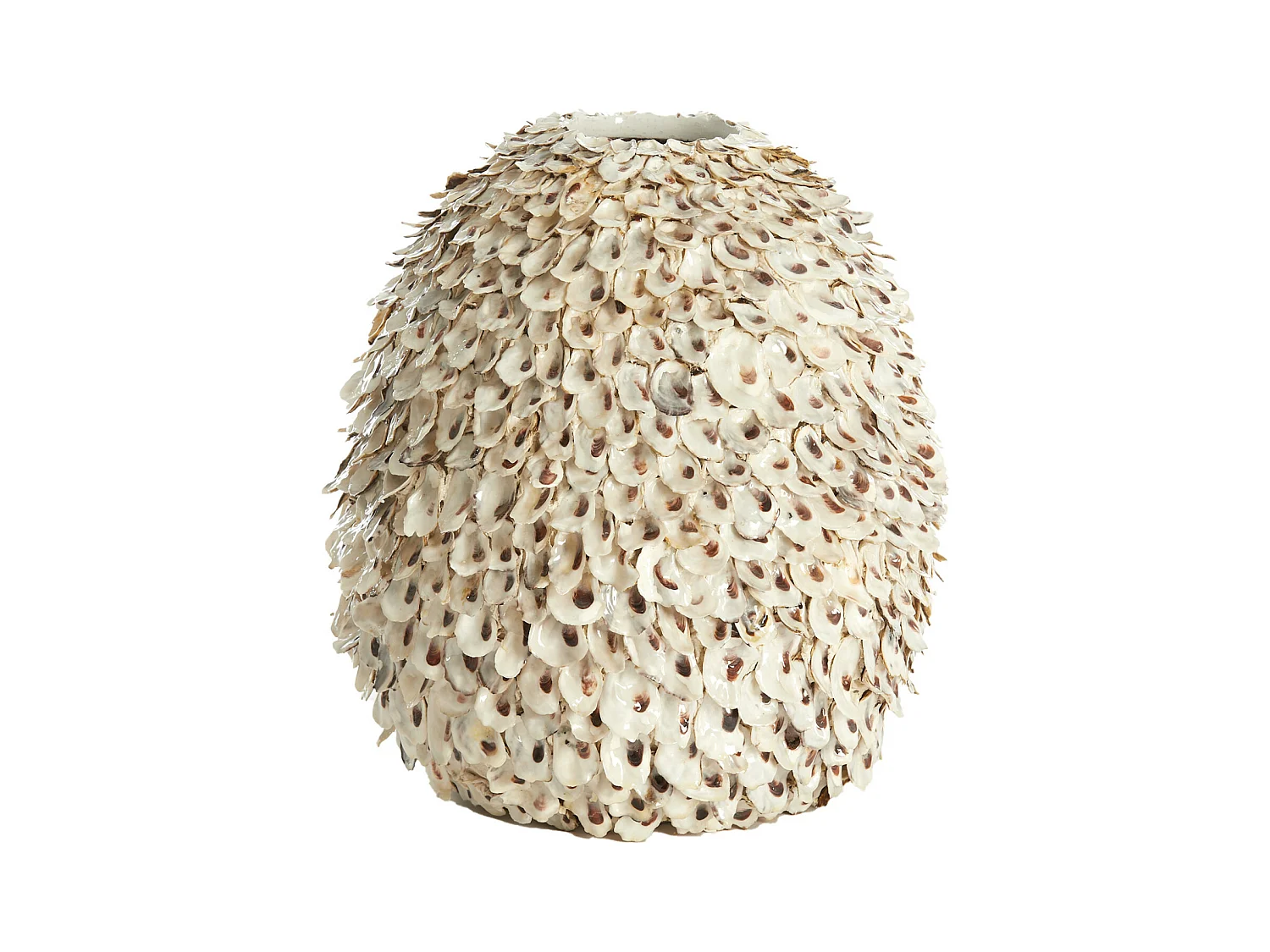 Vase UBATE - Ø33x35cm - Marron