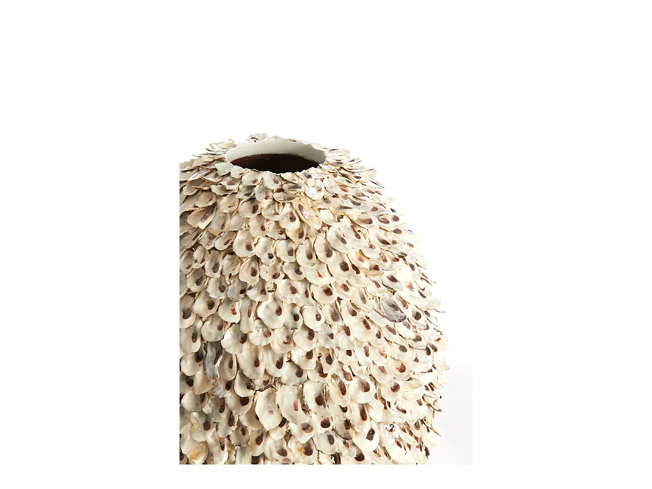 Vase UBATE - Ø33x35cm - Marron