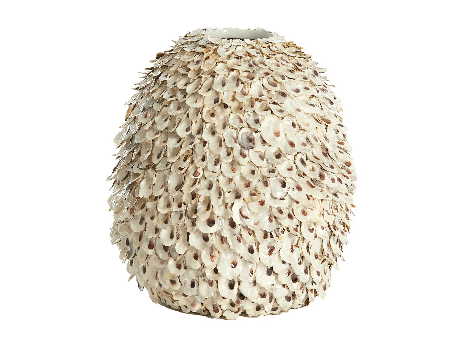 Vase UBATE - Ø33x35cm - Marron