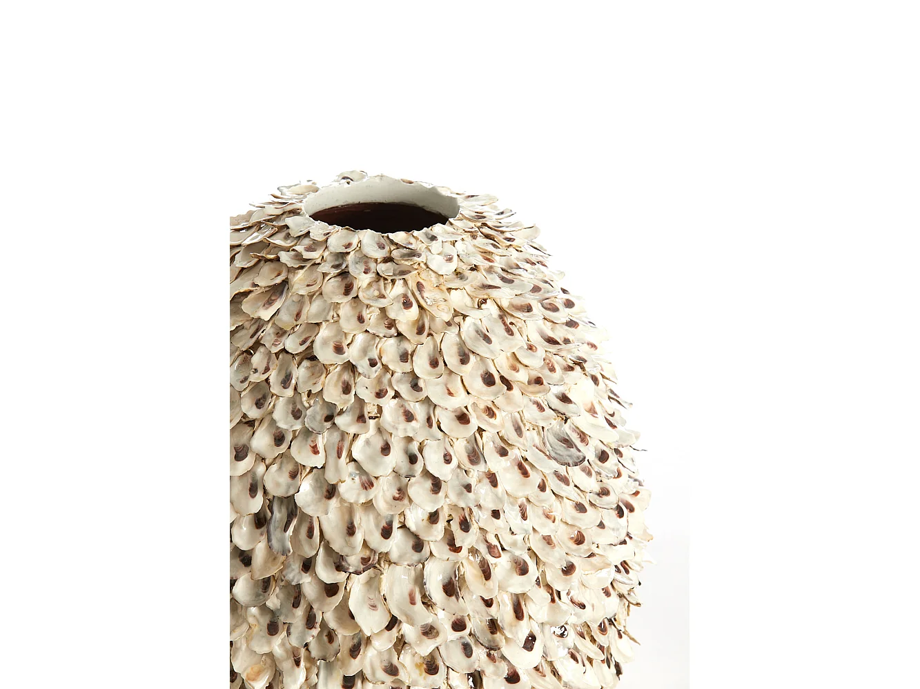 Vase UBATE - Ø33x35cm - Marron