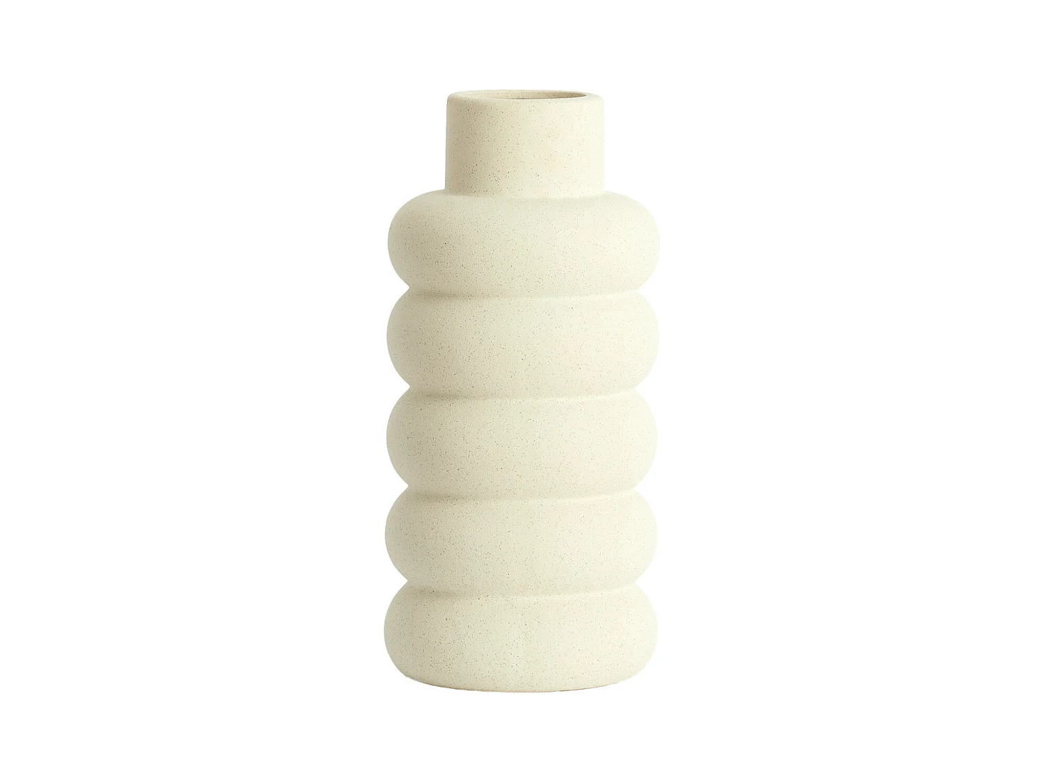 Vase TRIORA - Ø16x29,5cm - Blanc