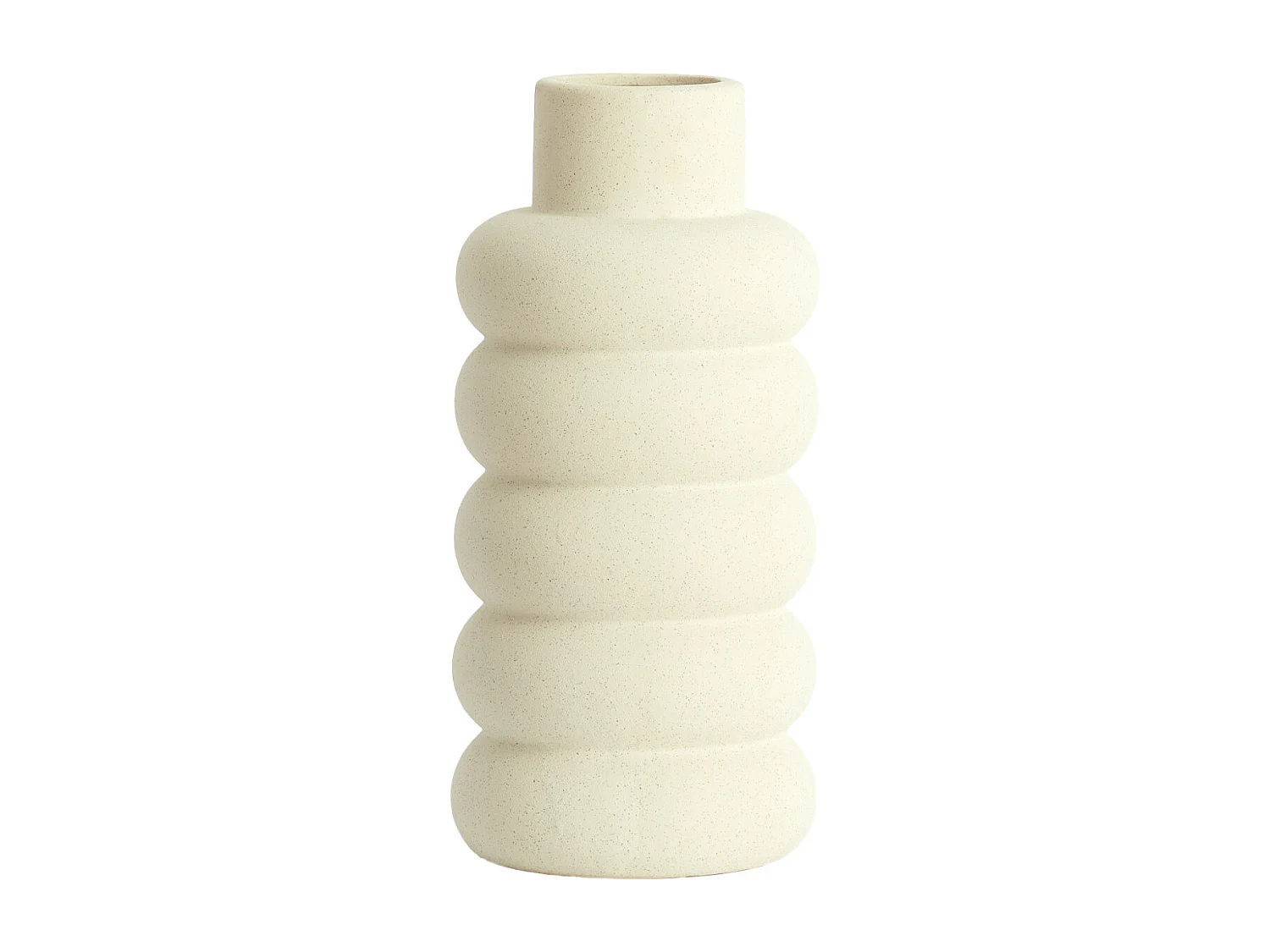 Vase TRIORA - Ø16x29,5cm - Blanc