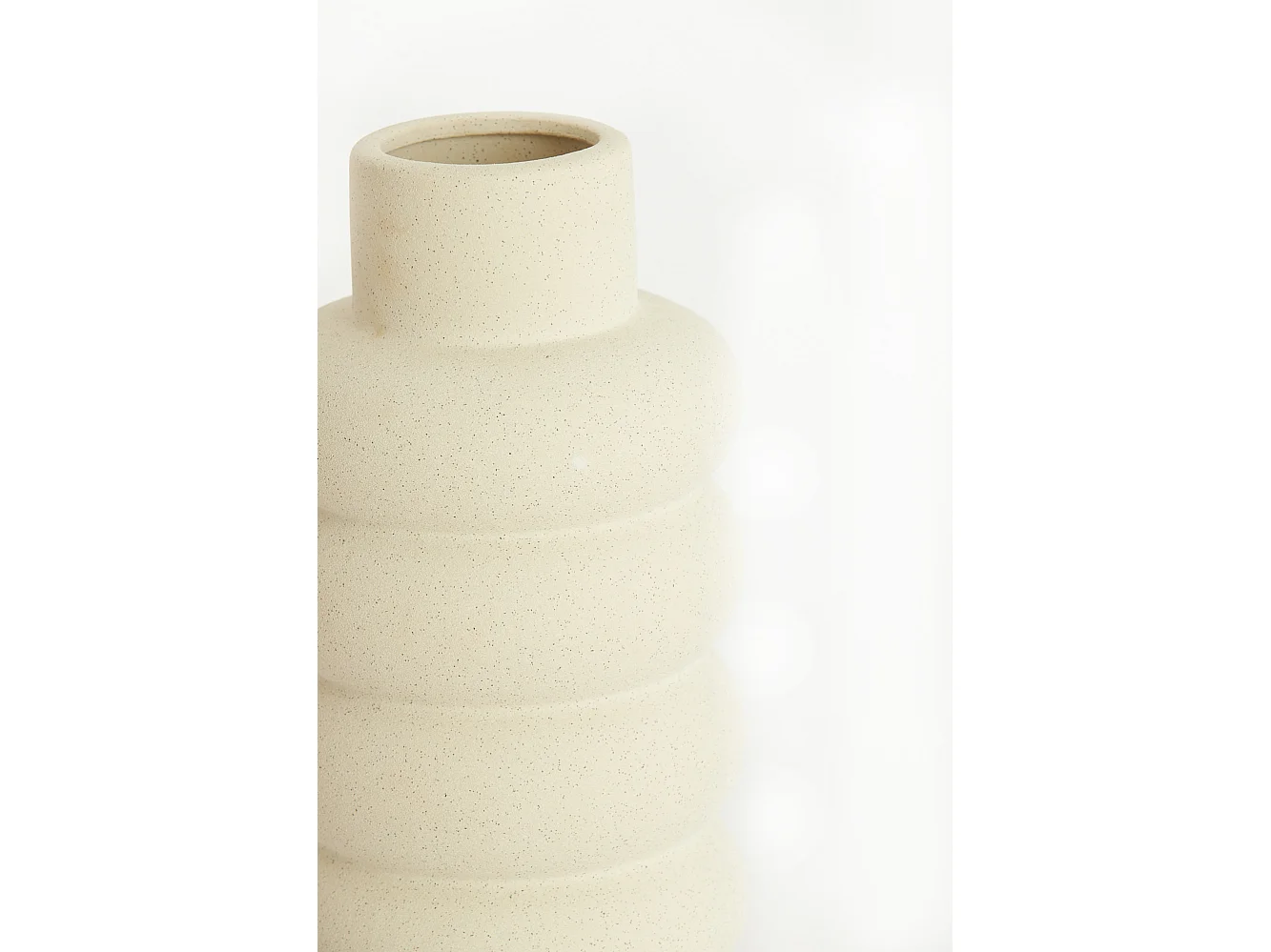 Vase TRIORA - Ø16x29,5cm - Blanc