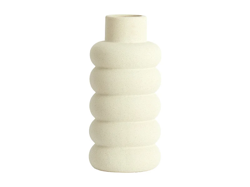 Vase TRIORA - Ø16x29,5cm - Blanc