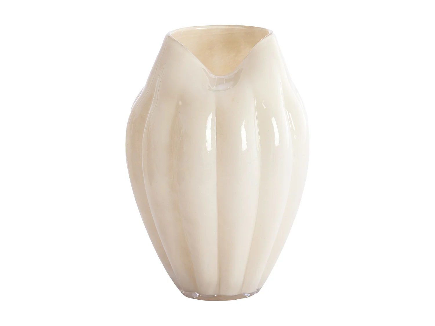 Vase AYSEN - Ø21x30cm - Blanc