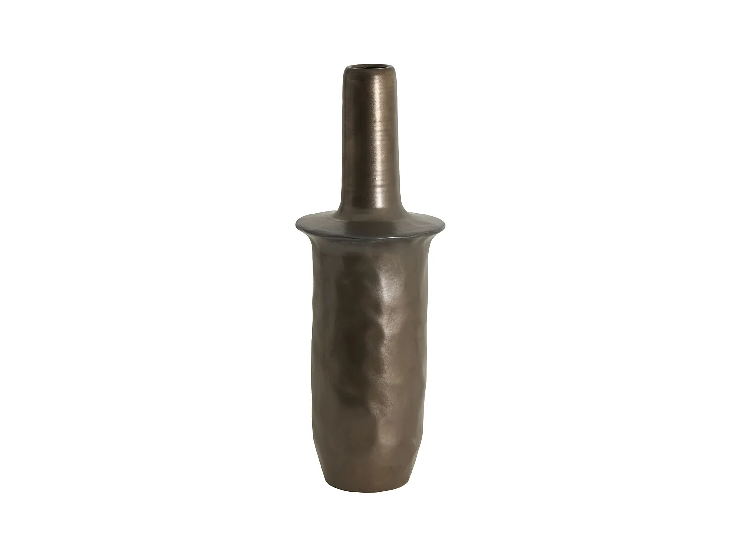 Vase SENNES - Ø19,5x56cm - Bronze
