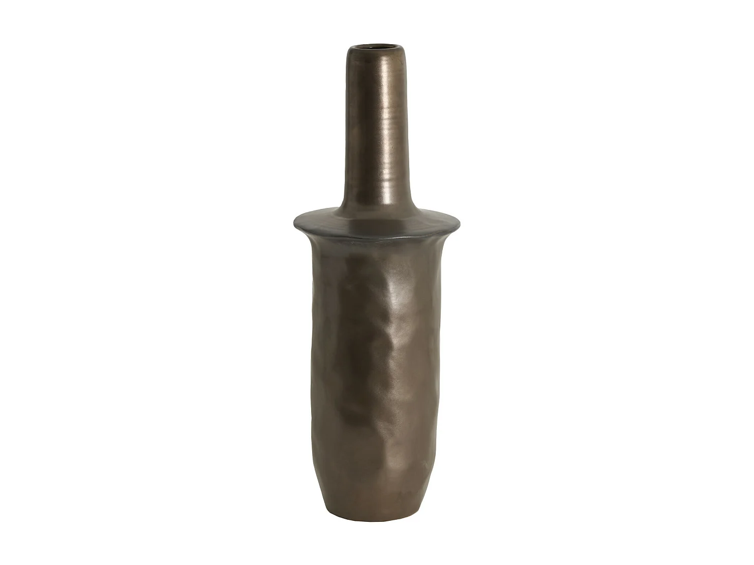 Vase SENNES - Ø19,5x56cm - Bronze